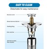 Bathroom Sink Drain Strainer,Pop-up Sink Drain Strainer for U.S. Standard