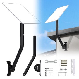 Adjustable Starlink Mounting Kit Gen 2, Starlink Roof Mount, Starlink Wall Mount for Standard Actuated Dish, Compatible with V2 Dish, Starlink Pole Mount is Easy to Install and Adjust.