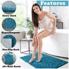 VELVETIO Bath Mats & Pedestal Set, Zero Twist Fluffy Super