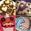 BakingWorld Heart Cookie Cutter Set,9 Piece Heart Shapes Stainless Steel