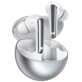 Monster N-Lite 203 AirLinks Wireless Earbuds, Bluetooth 5.3 Hi-Fi Stereo Sound, 30 Hours Playback, Type-C Fast Charging, HD Clear Calls, Touch Control, IPX6 Waterproof in-Ear Headphones (Silver1)