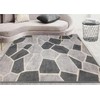 Rustic Stone Geometric Design Area Rug Anti Fatigue, Hallway Runner,