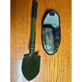 Unbranded Folding Camping  Shovel Survival Spade Garden Tool Mini With  Case