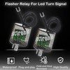 LED Flasher Relay 2 Pins 12V (Pack of 4) -