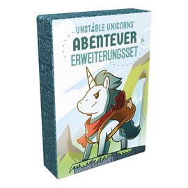 Unstable Games, Unstable Unicorns - Adventure, Expansion, Party Game, Card Game, 2-8 Players, From 8+ Years, 30-60 Minutes, German