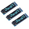 Pack of 3 0.91 Inch OLED LCD Display Module Screen