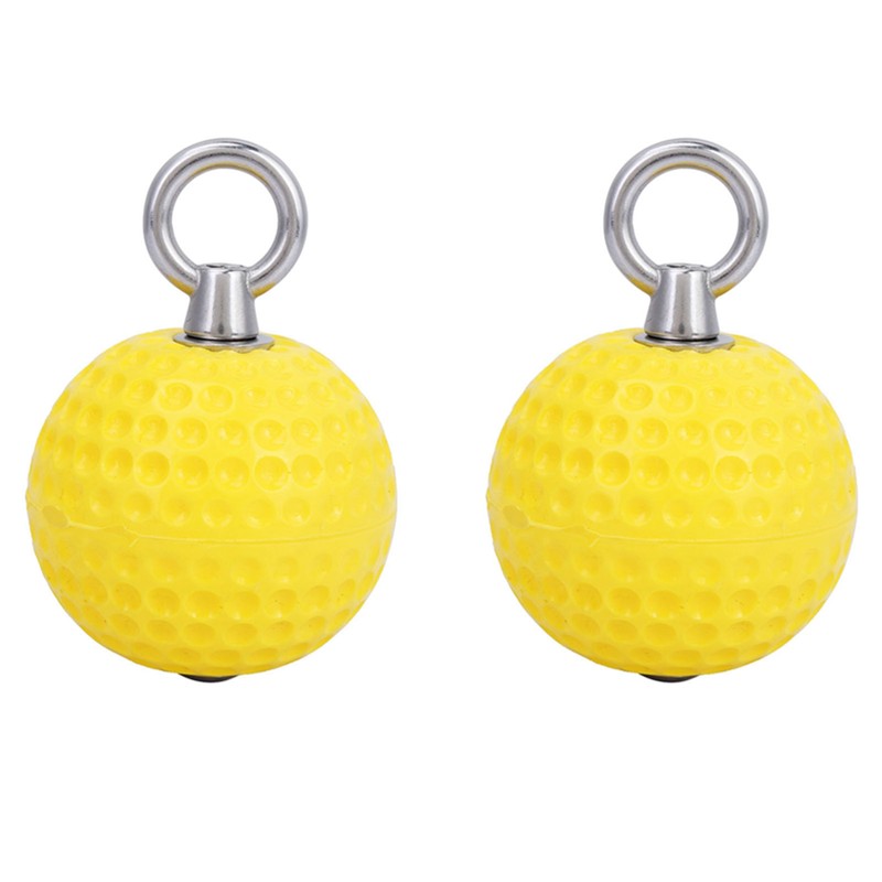 Yellow Pull Up Arm Strength Training Hanging Ball Gym Exercise