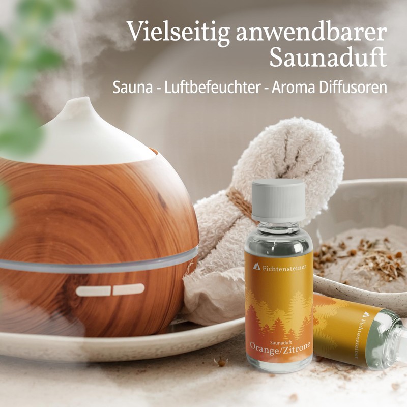Fichtensteiner Sauna Infusion Orange/Lemon, 100 ml, Sauna Infusion, Very Economical,