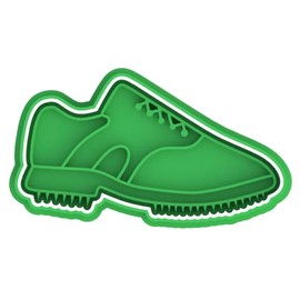 Golf Shoe Cookie Cutter & Stamp
