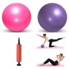 Lovgrin Exercise Pilates Ball, 2 Pcs Stability Ball Yoga Barre