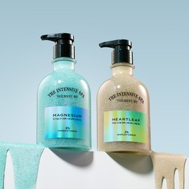 VEILMENT Natural Spa Scrub Body Wash 400mL #Lime & Basil - [SET] Vellment Intensive Spa Magnesium Body Wash (+ Gua Sha)