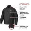 Lincoln Electric unisex adult Traditional FR Cloth Jacket, Black, X-Large