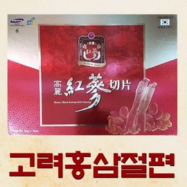 10 Korean red ginseng slices (20g/10 pieces) / 고려 홍삼절편 10본 (20g/10개입)