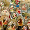 22 Pieces 3.6 Inch/91mm Plastic Snow Globe Clear Water Globe