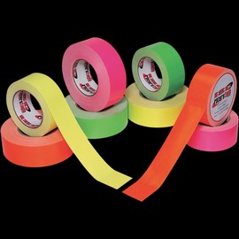 ISC Racers Tape RT2003N Top-Grade Colored Duct Tape - 2in. x 90ft, Fluorescent Yellow