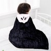 MPQDFG Panda Bath Towels Children's Bath Poncho Soft and Absorbent