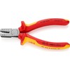 Knipex Crimping Pliers for wire ferrules insulated with multi-component grips,