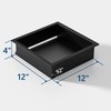 Qeke Stainless Steel Shower Niche 12" X 12", No Tile