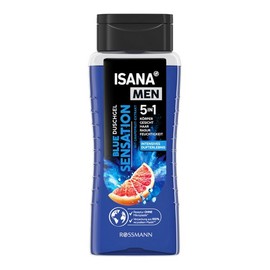 [International Direct Shipping] Isana Men Shower Gel Blue Sensation 300ml / [해외직배송] 이사나 맨 샤워젤 블루 센세이션 300ml