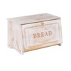 HOMEKOKO Vintage Large Wood Bread Box for Kitchen Counter, Retro