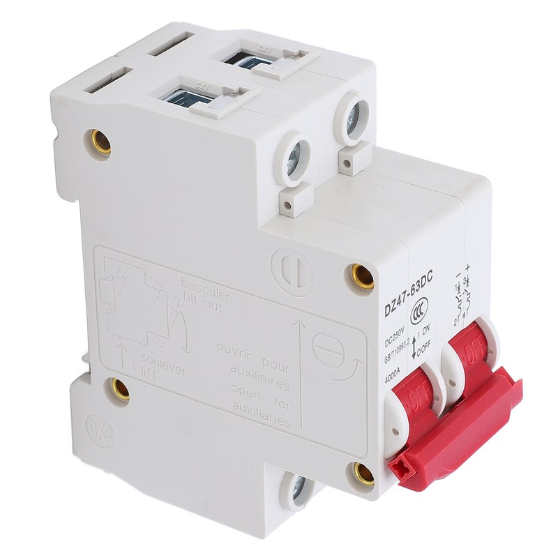 Circuit Breaker 2P Photovoltaic PV DC 4000A Breaking Capacity for