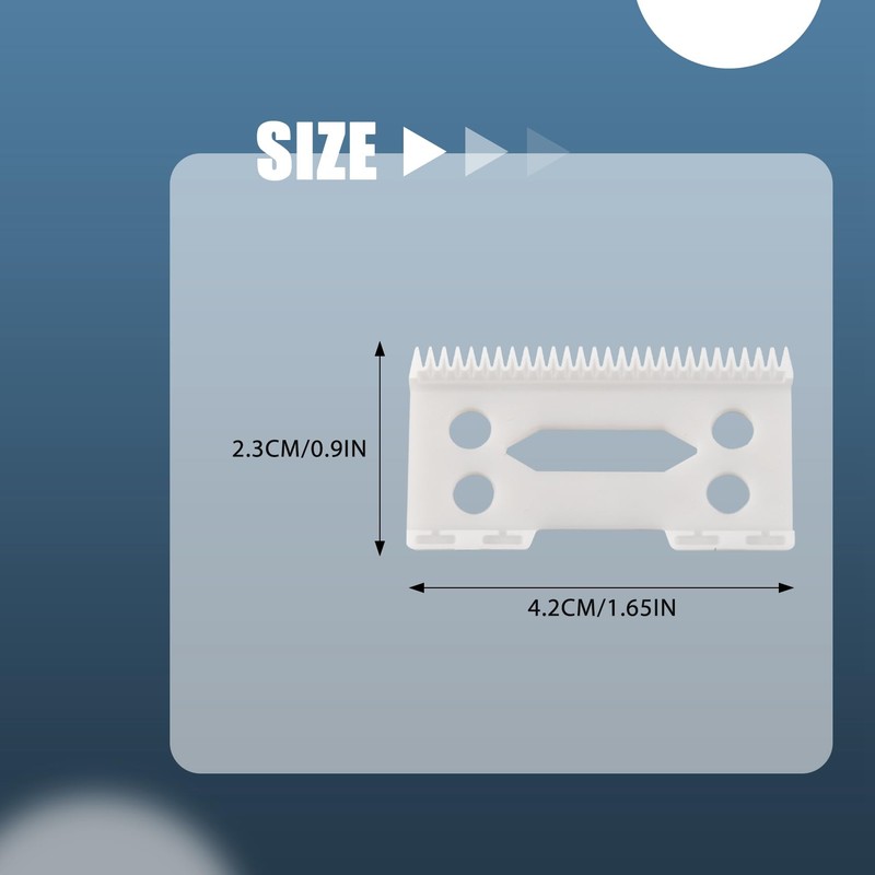 30Pcs 28 Teeth Zirconia Ceramic Clipper Blade for Senior Clipper