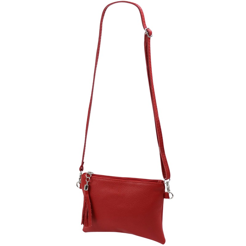 SH Leder Real Leather Shoulder Bag, Clutch Bag, Small Evening
