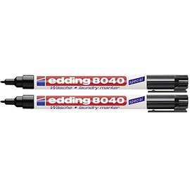 Edding Laundry Markers Black Pack of 2