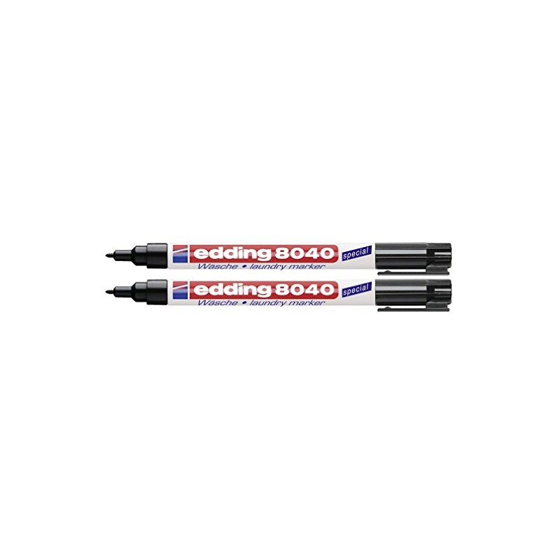Edding Laundry Markers Black Pack of 2