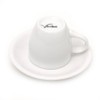 Demitasse Cup & Saucer - Vertex 3.5 Oz. Porcelain