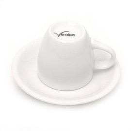 Demitasse Cup & Saucer - Vertex 3.5 Oz. Porcelain