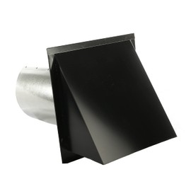 FAMCO Galvanized Steel Hooded Wall Vent with Screen, Used for Air Intake, Air Supply or Exhaust Applications