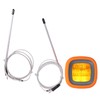 Barbecue Oven Thermometer Dual Probe Electronic Digital Display Touch Button