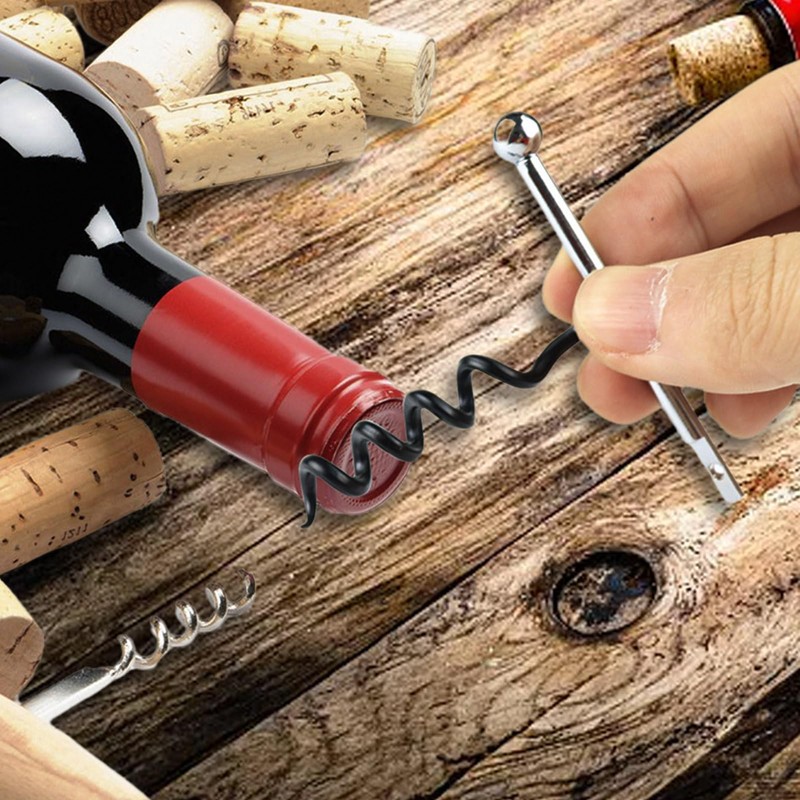 Wine Opener Set, 4PCS Key Ring Corkscrew Corkscrew Wine Opener