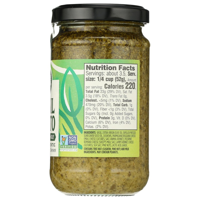 Whole Foods Market, Basil Pesto, 6.5 Ounce