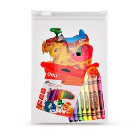 5 gallon ziplock bags - clear storage bags for clothing, food, toys, freezer bag, Christmas ornaments storage - sealable zipper and slider jumbo baggies - Extra large storage bags - 18" x 24" size - [Pack of 5]