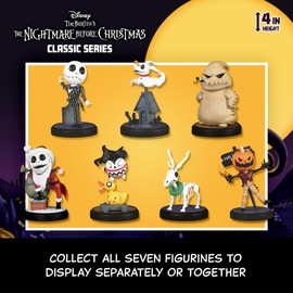 YuMe Disney's The Nightmare Before Christmas Classic Series Hero Box - Blind Box (6 Pack) 4" Collectible Toy Figurines, Holiday Decor, Jack Skellington, Gifts for Boys, Girls, and Kids Ages 8+