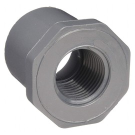 2" Spigot x 1/2" FNPT PVC Reducing Bushing