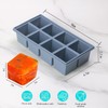 1/2 Cup Silicone Freezer Tray With Lid - Silicone Freezer