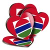 Destination Vinyl ltd Great Coasters (Set of 4) Heart -