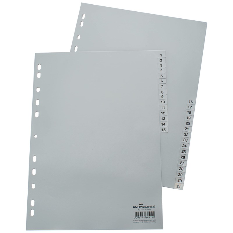 Durable Hunke & Jochheim Register 1 - 31 (PP DIN