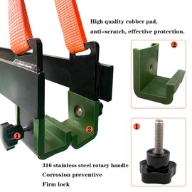 C CLINK 2800lbs Watercraft Lift Sling Polyester Lifting Straps for Personal PWC Jet Ski 43'' Watercraft Sling 39.37'' Steel Bracket Capacity Jet Ski