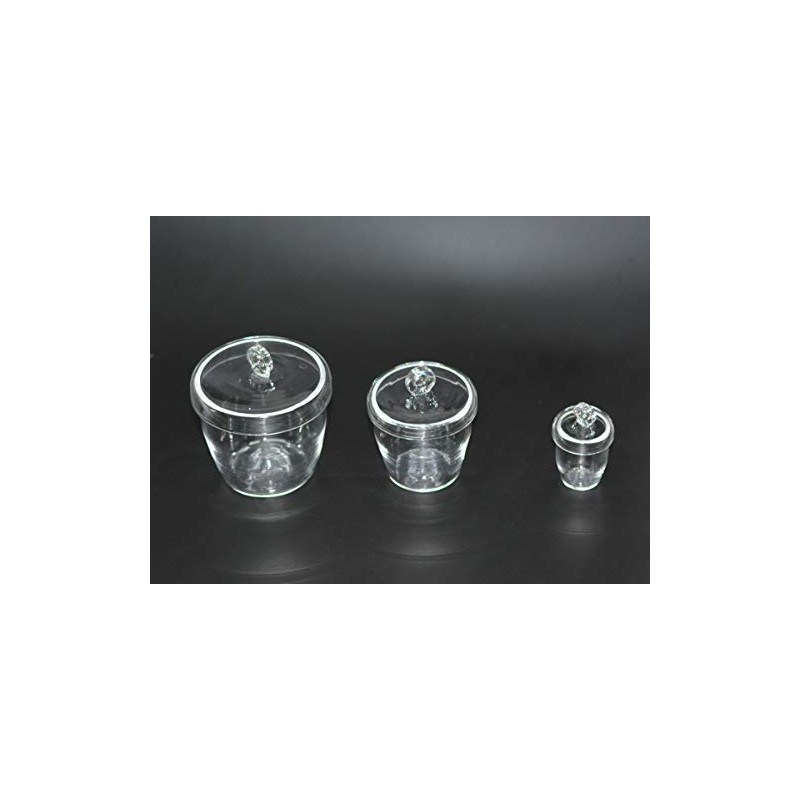 Quartz Crucibles Lab Crucible with Lids (10 ml, 50 ml,