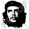 Che Guevara Revolutionist 4.4" (110mm) Vinyl Bumper-Helmet Sticker, Decal