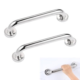 Bathroom Grab Bars Stainless Steel Non Slip Bathroom Handles Bathroom Tub Handle Auxiliary Handle for Indoor Outdoor Kitchen Bedroom Bathroom Shower and Steps