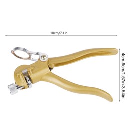 Moofey Saw Set Plier, Hand Saw Setting Tool with Magnifier, Woodwork Hand Tools for Woodworking, 18 X 7 X 4cm