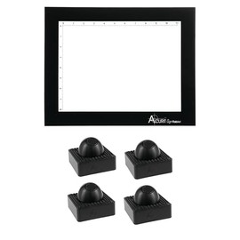 Acurit Light Tracing Tablet for Artist, Cartoonist, Animation, Drawing, Sketching- Adjustable LED Brightness Levels - Includes Upsyde Leaning Angle Pucks - Tablet Size 11-5/8" x 15"