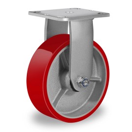 Syrantion 6 Inch Caster Wheels Heavy Duty,Capacity 1200-4800LB - 1 Pack Rigid