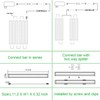 AIBOO LED Under Counter Light Rigid Bar Kit, Plug in
