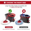 For O-Cedar EasyWring Microfiber Mop Refills - Replacement Spin Mop